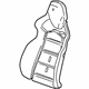 GM 84106160 Seat Back Pad, Front