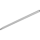 GM 84870973 Belt Molding, Silver, Front Passenger Side GM 84870973 Belt Molding, Silver, Front Passenger Side