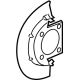 GM 84080137 Backing Plate, Front Driver Side