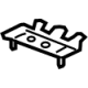 GM 84293167 Rear Floor Pan Bracket