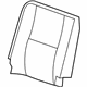 GM 20904909 Seat Back Cover, Rear GM 20904909 Seat Back Cover, Rear