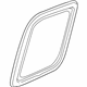 GM 25825283 Door Glass, Rear Driver Side