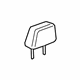 GM 84915151 Headrest, Black, Front GM 84915151 Headrest, Black, Front