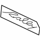 GM 22651672 Emblem, Rear GM 22651672 Emblem, Rear