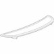 GM 19120776 Spoiler, Rear GM 19120776 Spoiler, Rear