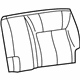 GM 89042393 Seat Back Cover, Gray GM 89042393 Seat Back Cover, Gray