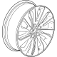 GM 42671504 Wheel, Alloy