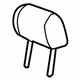 GM 20914670 Headrest, Black, Front GM 20914670 Headrest, Black, Front