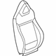 GM 15942843 Seat Back Cover, Driver Side