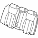 GM 15216405 Seat Back Cover, Blue, Rear