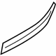 GM 10358766 Rear Molding, Outer Driver Side