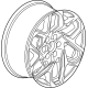 GM 84604786 Wheel, Alloy GM 84604786 Wheel, Alloy