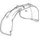 GM 86789520 Fender Liner, Front Inner Driver Side