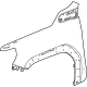 GM 84581168 Fender, Front Driver Side