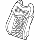 GM 84107579 Seat Back Pad, Front GM 84107579 Seat Back Pad, Front