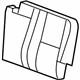 GM 22771052 Seat Back Pad, Rear Driver Side GM 22771052 Seat Back Pad, Rear Driver Side
