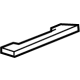 GM 84736662 Rocker Reinforcement Baffle, Passenger Side GM 84736662 Rocker Reinforcement Baffle, Passenger Side