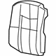 GM 88994770 Seat Back Pad