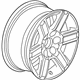 GM 20937768 Wheel, Alloy, Rear GM 20937768 Wheel, Alloy, Rear