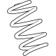 GM 84371397 Coil Spring, Front