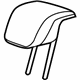 GM 95240797 Headrest, Black