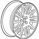 GM 20982450 Wheel, Alloy