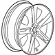 GM 13254959 Wheel, Alloy, Rear