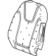 GM 42743430 Seat Back Pad, Front Driver Side