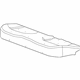 GM 13314017 Seat Cushion Pad, Rear