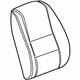 GM 22855808 Seat Back Cover, Front