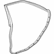 GM 20954978 Door Weatherstrip, Driver Side