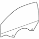 GM 84516191 Door Glass, Front Passenger Side