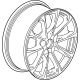 GM 84763001 Wheel, Alloy, Rear GM 84763001 Wheel, Alloy, Rear
