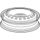 GM 26462394 Spare Wheel, Rear GM 26462394 Spare Wheel, Rear