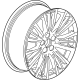 GM 84580951 Wheel, Alloy, Rear GM 84580951 Wheel, Alloy, Rear