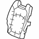 GM 15899653 Seat Back Pad, Rear Driver Side