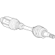 GM 84422105 Axle Assembly, Front Driver Side