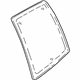 GM 15053254 Moveable Glass, Rear Passenger Side