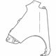 GM 42355641 Fender, Front Driver Side