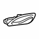 GM 20844103 Handle, Inside, Jet Black, Front Passenger Side