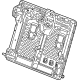 GM 13549149 Seat Back Frame, Rear