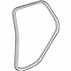 GM 84600671 Door Weatherstrip, Rear Driver Side