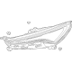 GM 84904695 Daytime Run Lamp, Driver Side
