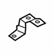 GM 19317064 Front Floor Pan Bracket, Driver Side