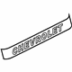 GM 15672011 Decal, Rear