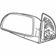 GM 15243541 Mirror Assembly, Black, Rear Passenger Side