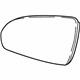 GM 26200596 Mirror Glass, Rear Driver Side