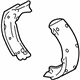 GM 19307610 Brake Shoes, Rear