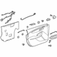 GM 23111609 Door Trim Panel, Black, Front Passenger Side