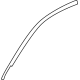 GM 42845363 Upper Molding, Driver Side GM 42845363 Upper Molding, Driver Side